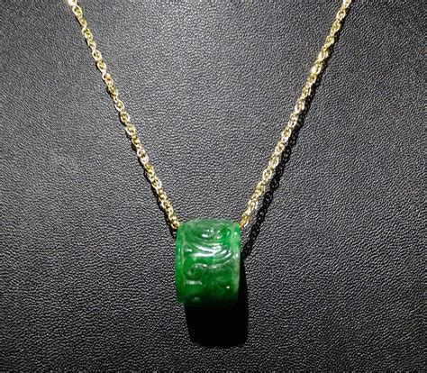 etsy jade necklace|14k jade real pendant.